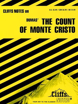 cover image of CliffsNotes on Dumas' The Count of Monte Cristo